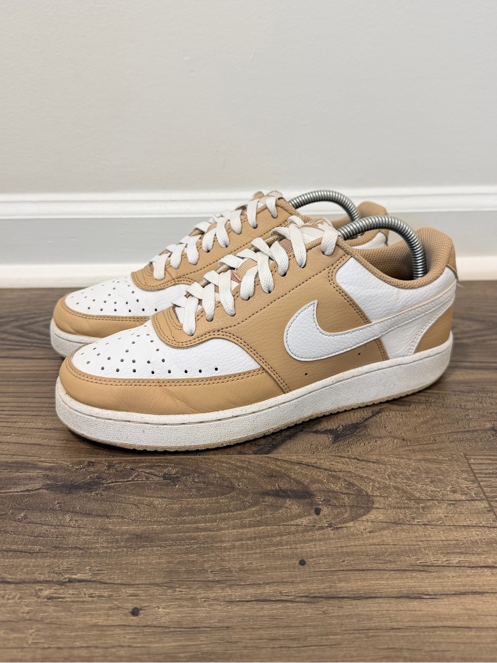 Nike Court Vision Low Next Nature Women’s 8.5 Hemp White Sneakers